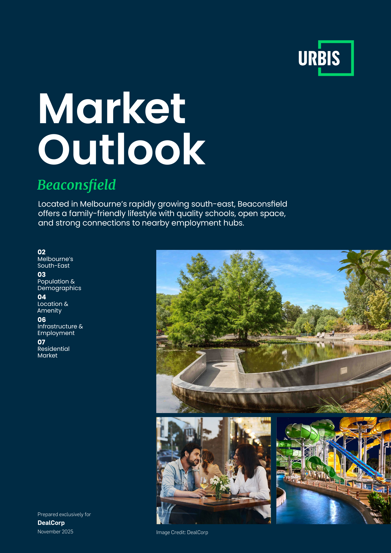 Urbis Market Outlook Beaconsfield report cover